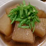 ごま油風味の大根の煮物